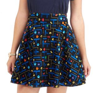 Retrolicious Pac Man Cotton Skirt  Size 1X